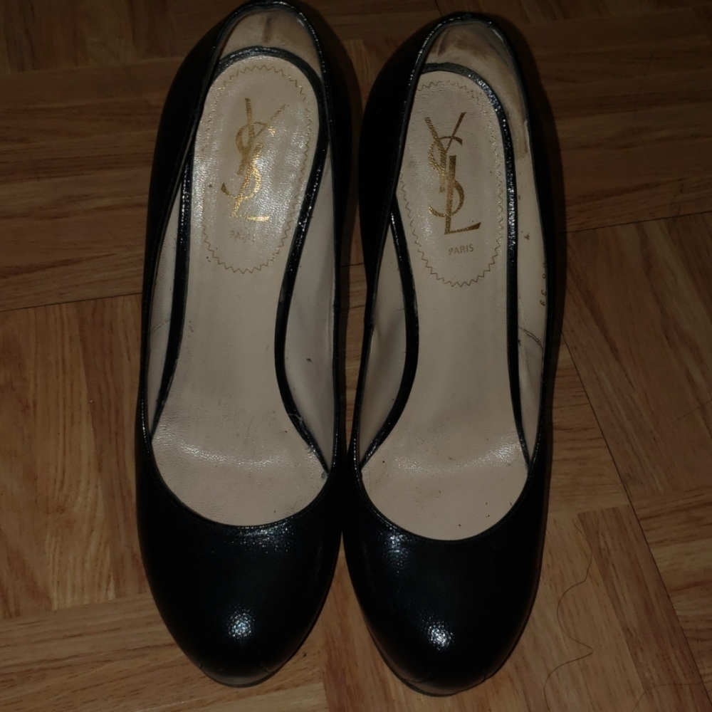 YSL platform pumps